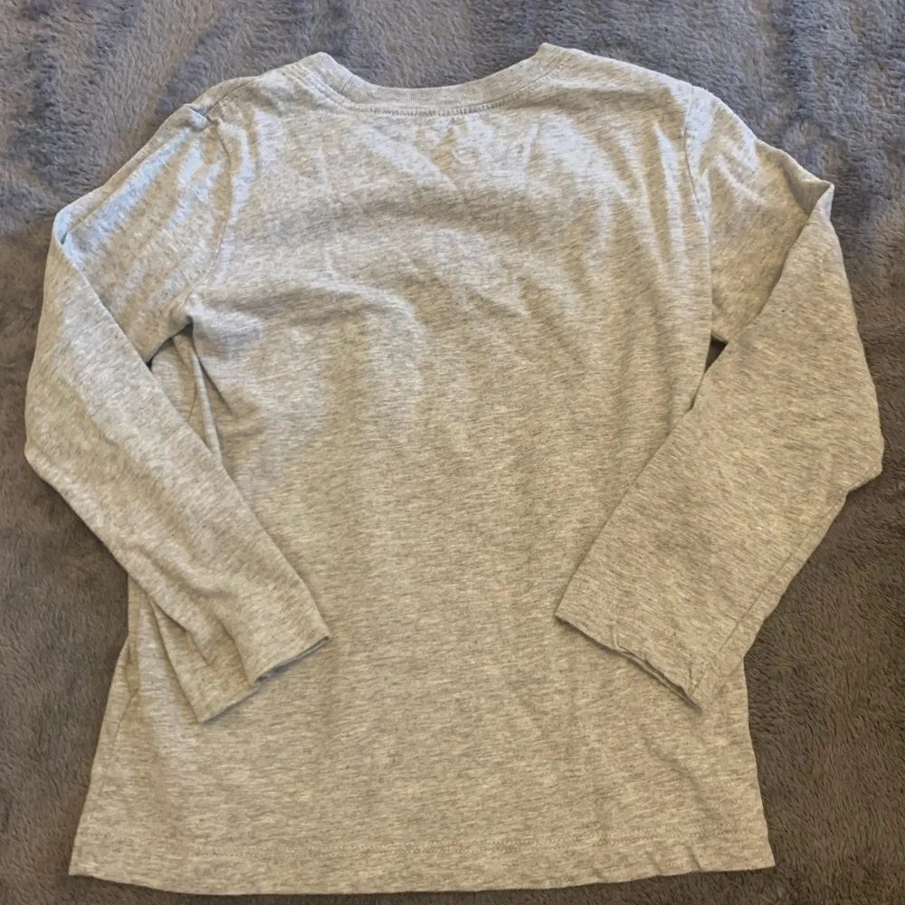 Carter's Gray Long Sleeve Tees Casual Cotton Blend
